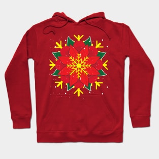 Christmas Flower Hoodie